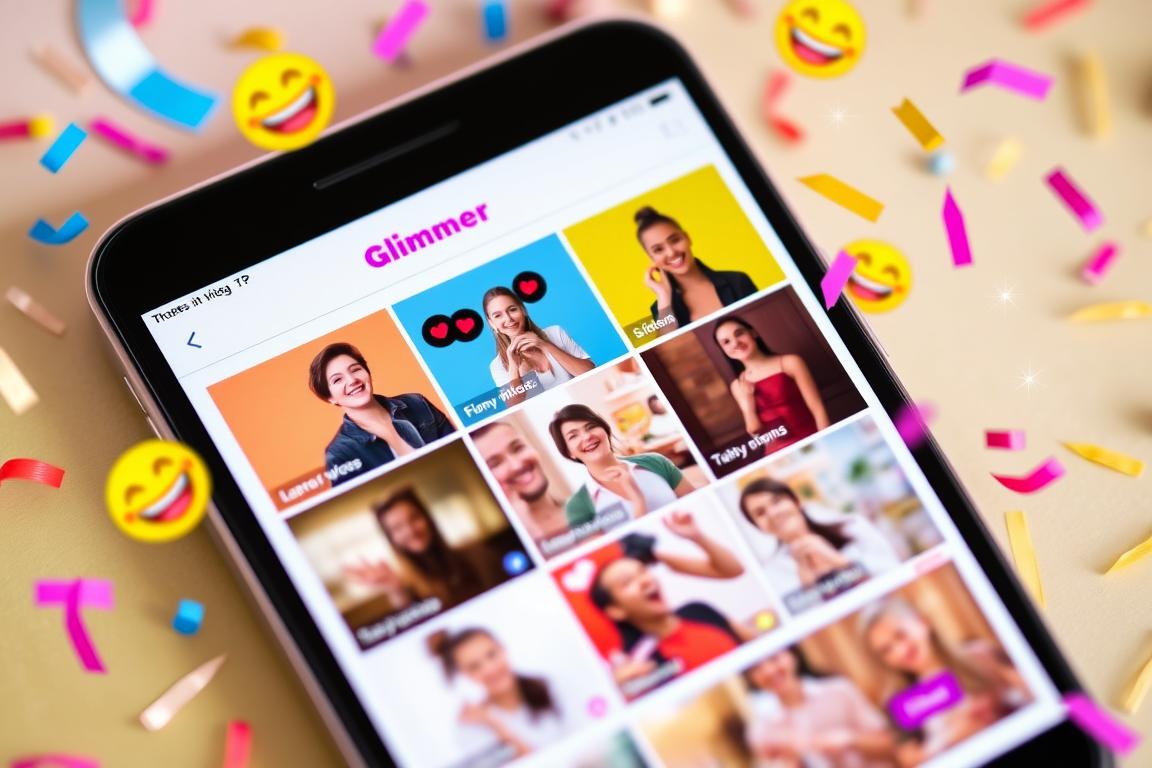 Aplicativo Glimmer Assista E Descubra Vídeos Curtos Engraçados