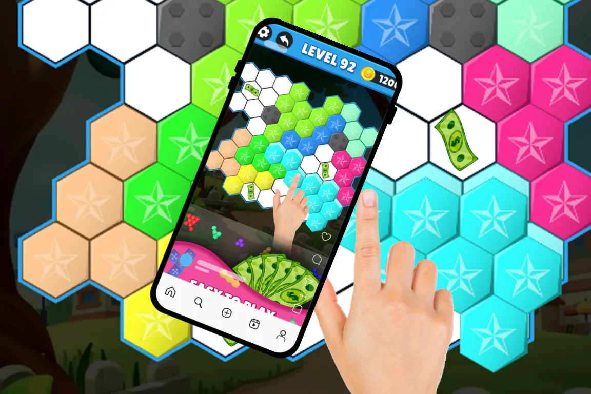 Cash block puzzle o quebra cabeça que pode gerar recompensas