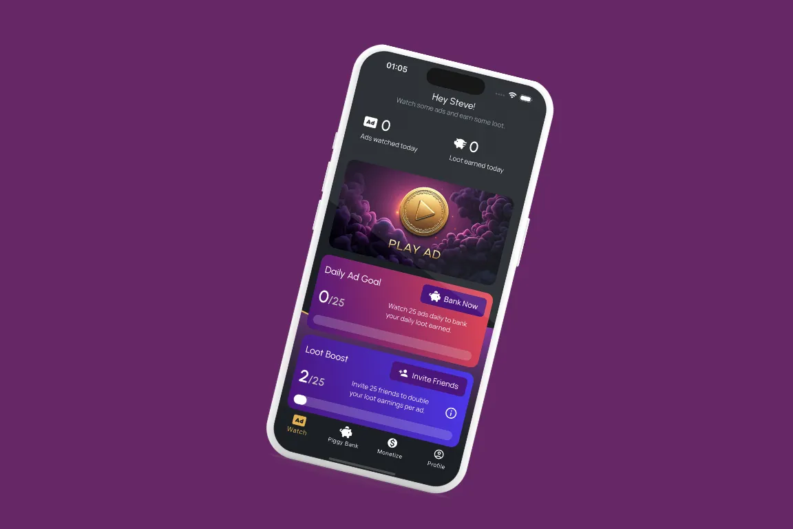 Adloot transforme anúncios em renda extra no celular